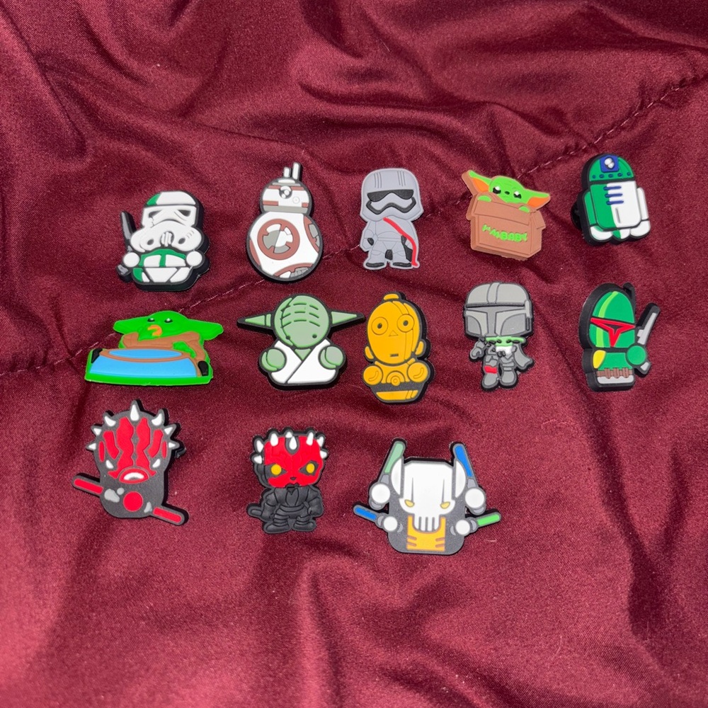 Star Wars croc charms